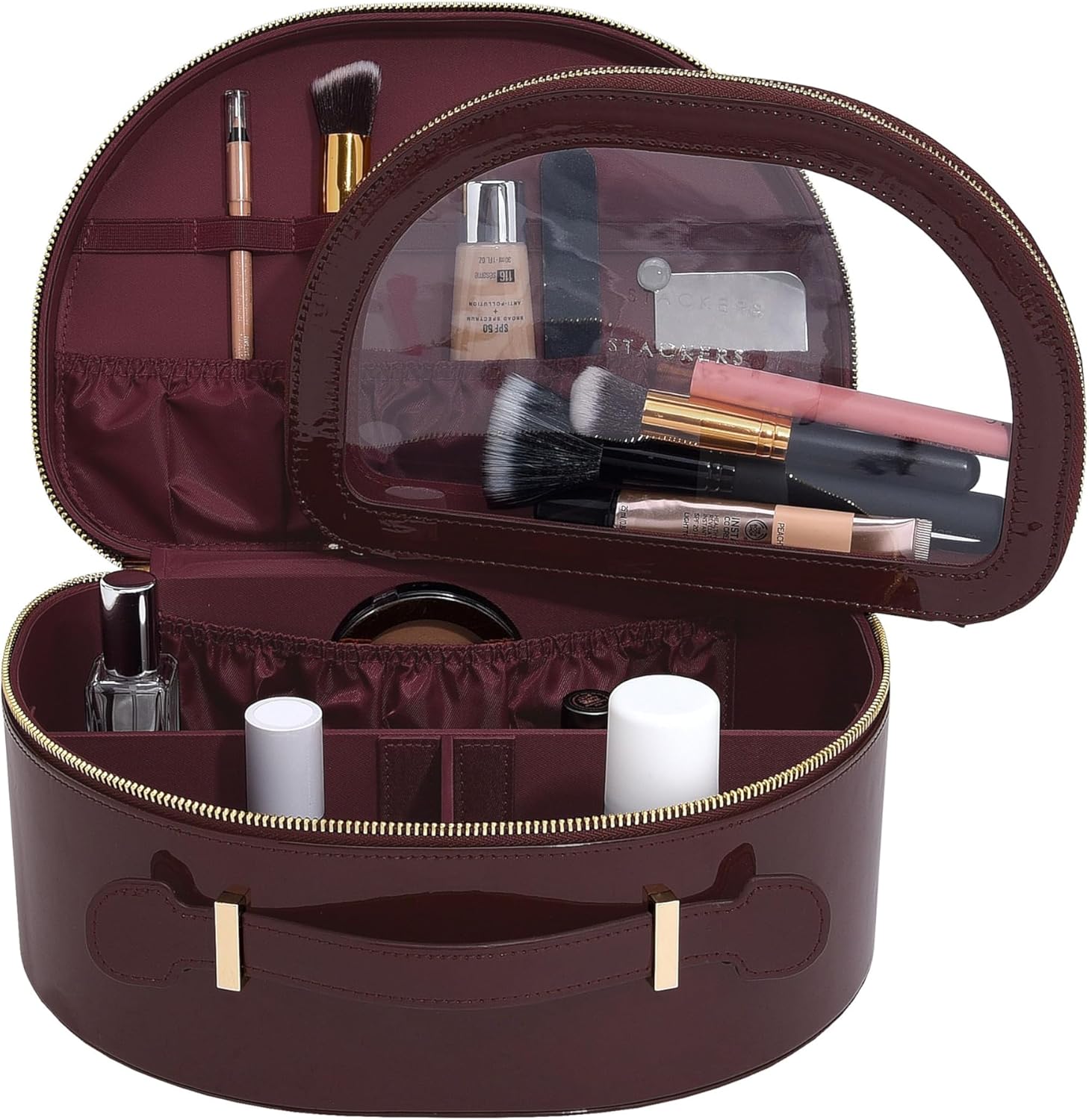 Detalle de Stackers Taupe Vanity Case