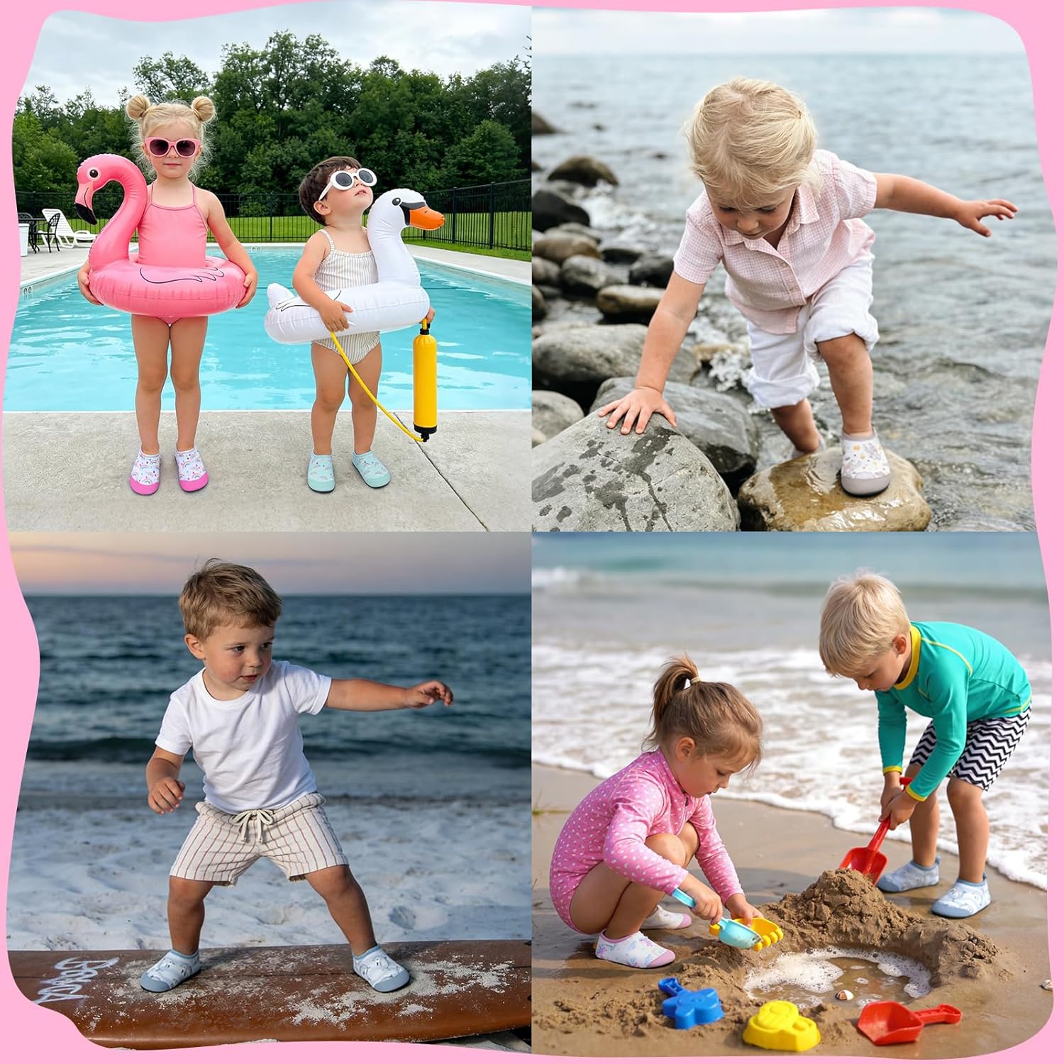 Thumbnail 1 de IceUnicorn Kinder Strandschuhe – wasserdichte Aquaschuhe für Strand, Pool und Badesee