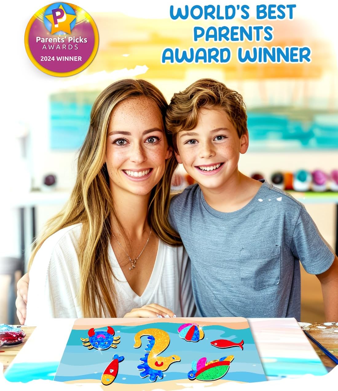 Detalle 2 de ZMLM Foil Art Craft Kit for 4 Year Olds