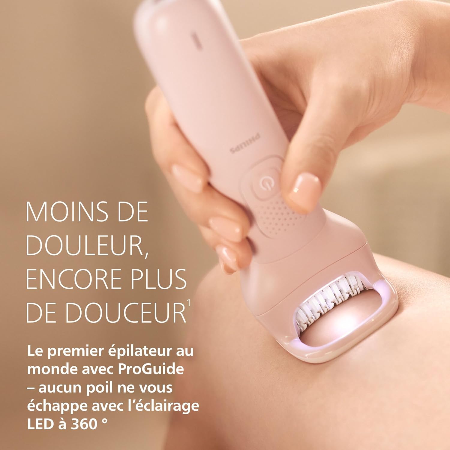 Thumbnail 2 de Philips Épilateur série 9000 sans fil BRE719/00 : épilation efficace sur peau sèche ou humide