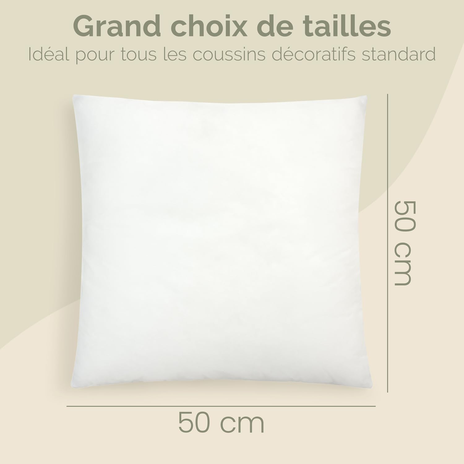 Detalle de Blumtal rembourrage coussin 50x50 cm đ