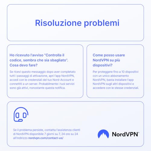 Detalle de NordVPN Base, 10 Dispositivi, 2 Anni: VPN Premium per protezione online affidabile