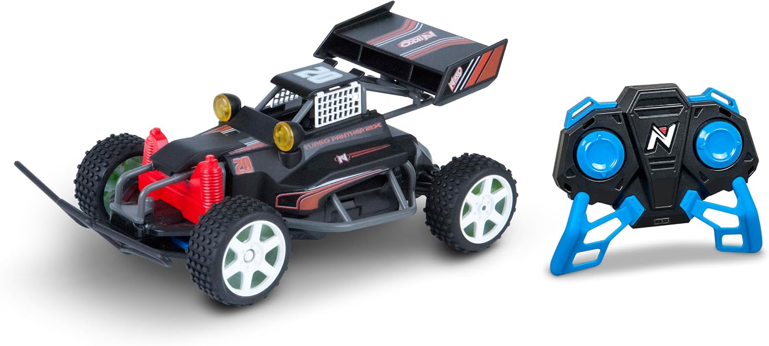 Nikko Race Buggies Night Panther – samochód RC 4WD z LED, 2,4 GHz, 23 cm