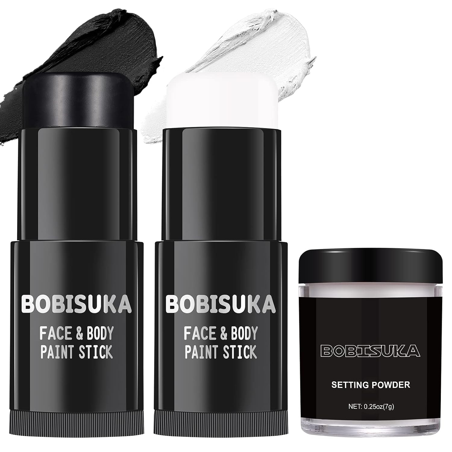 Detalle de BOBISUKA Face Paint Stick Set with Setting Powder