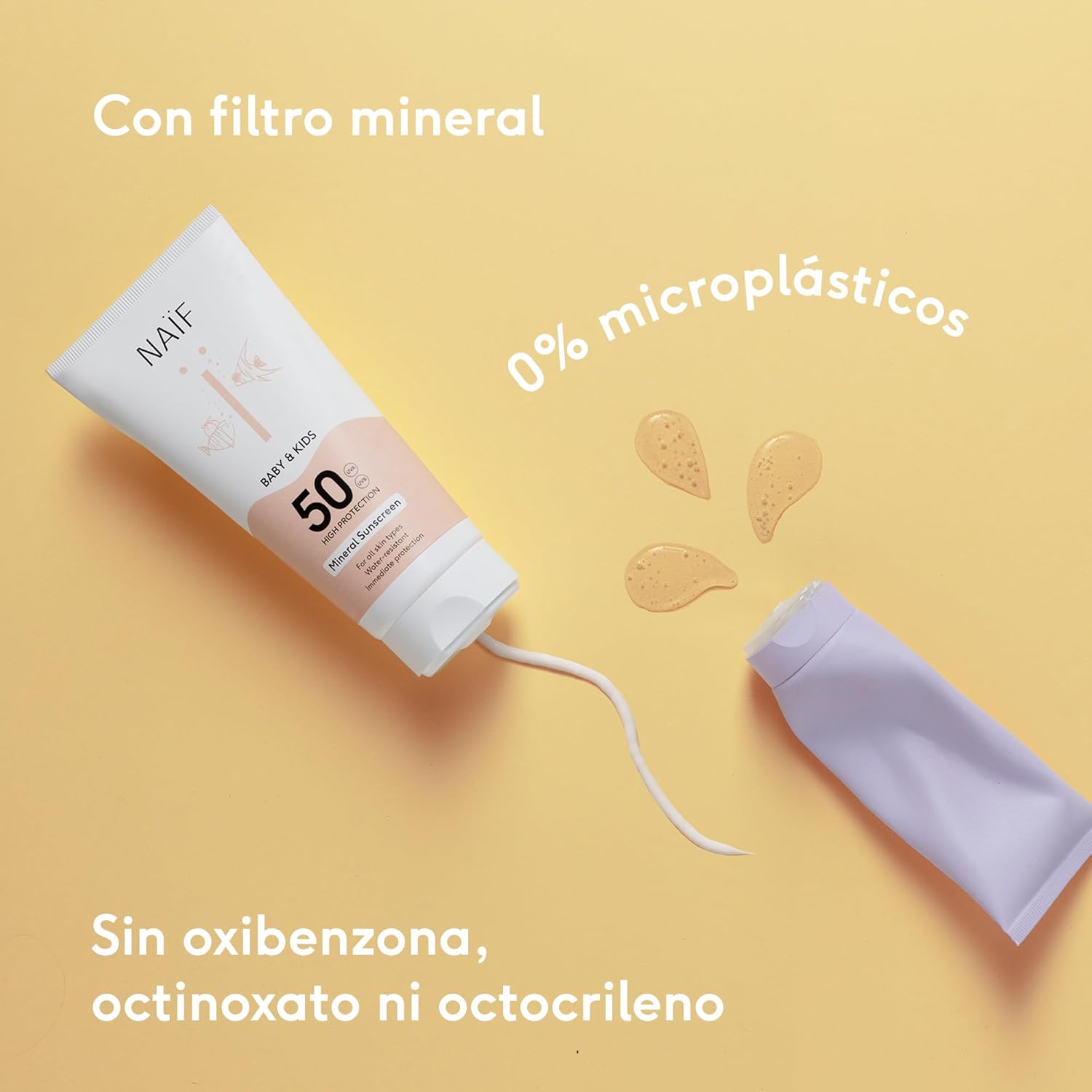 Thumbnail 4 de Naïf Protector Solar Mineral FPS 50 para bebés 100 ml