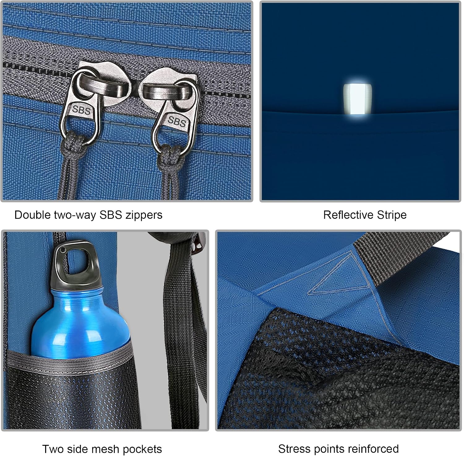 Detalle de Bekahizar Small Rucksack 15L Packable Backpack: Ultra-light Daypack for Everyday Adventures