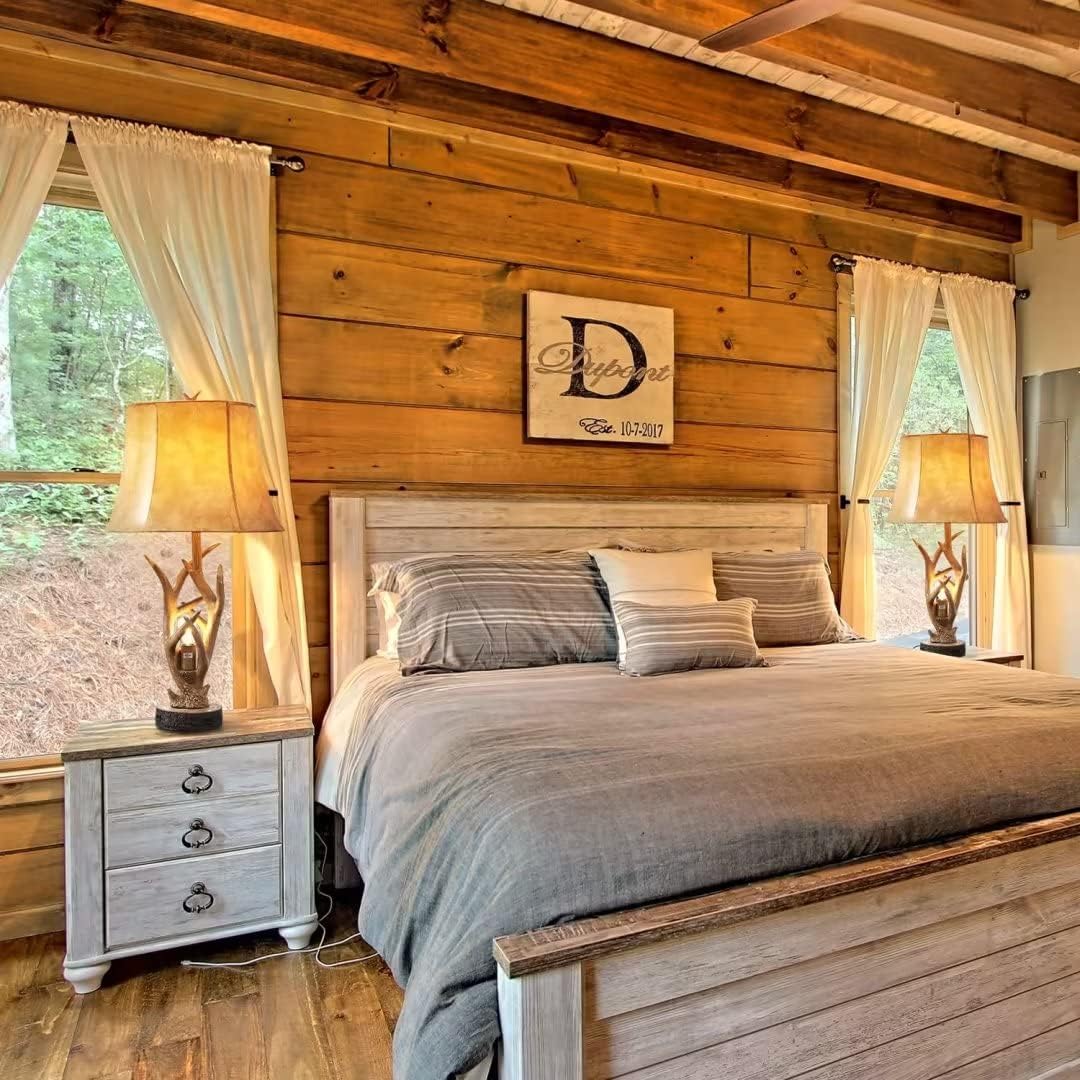 Detalle 2 de Dungoo Rustic Table Lamp Set, 26