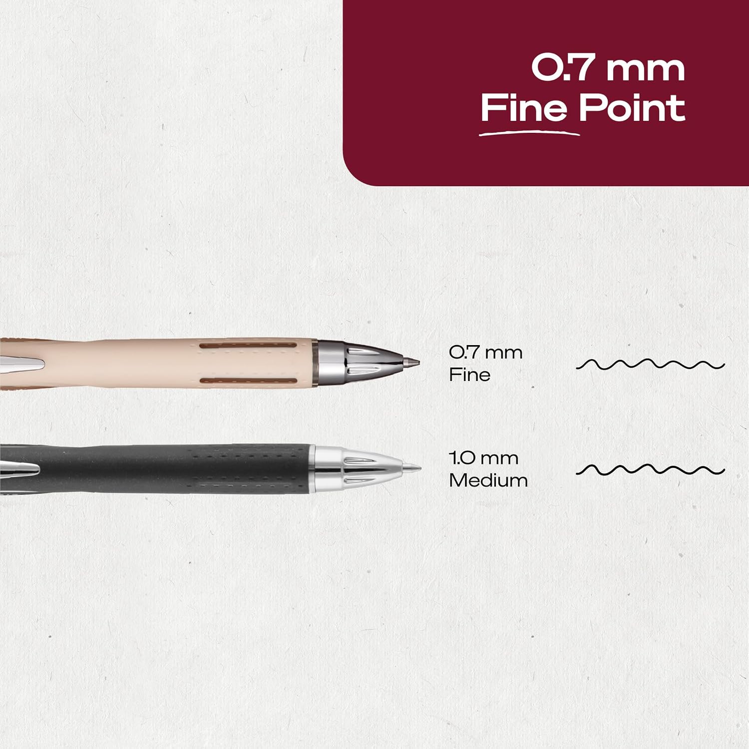 Thumbnail 5 de uni-ball Jetstream RT 0.7mm black fine pens Pack of 4 🖊