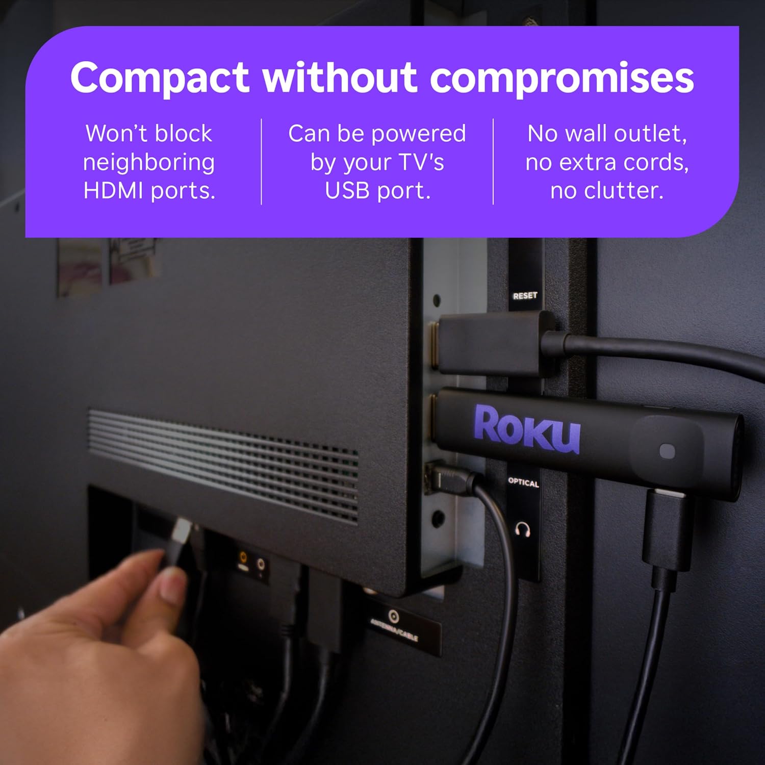 Detalle de Roku Streaming Stick HD with Voice Remote