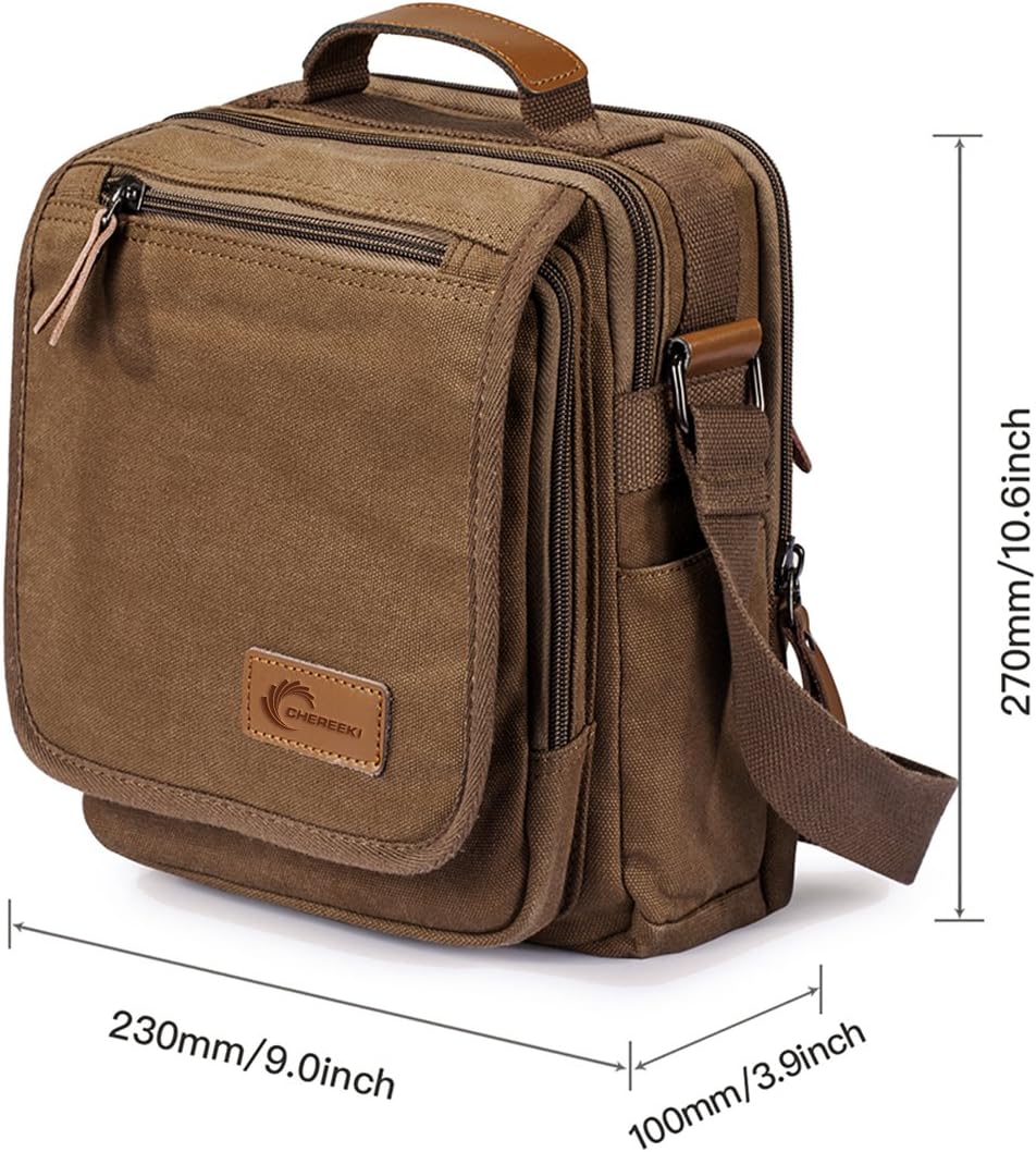 Thumbnail 4 de CHEREEKI canvas shoulder bag for 10 inch