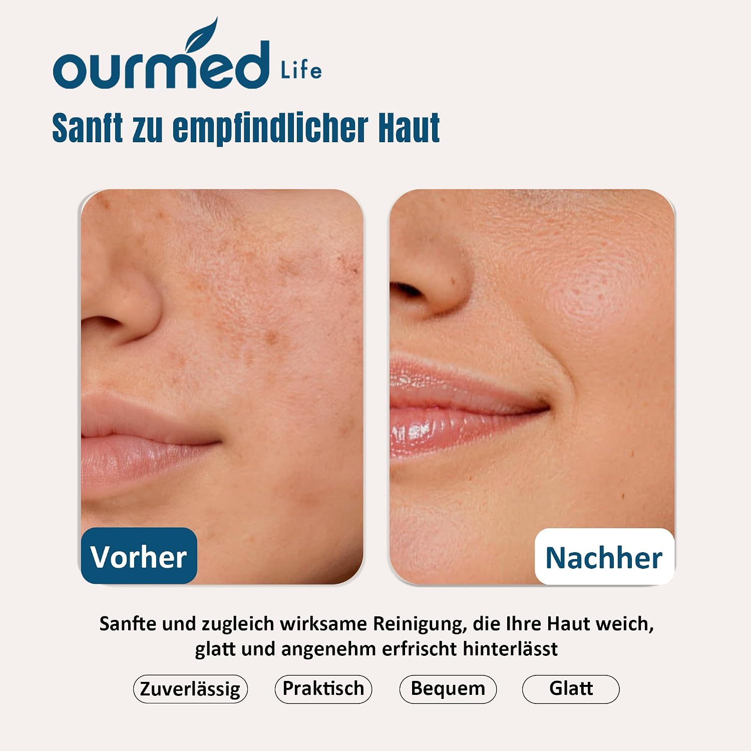 Thumbnail 3 de Ourmed Life Einweg-Gesichtstuch 25,4 x 30,5 cm