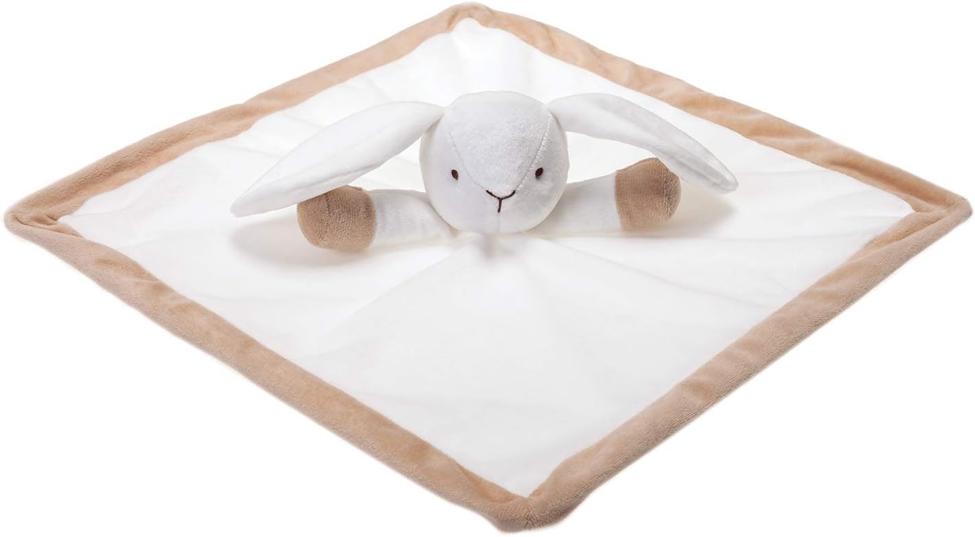 Thumbnail 6 de Apricot Lamb Baby Unisex White Bunny Security Blanket (14 Inches)