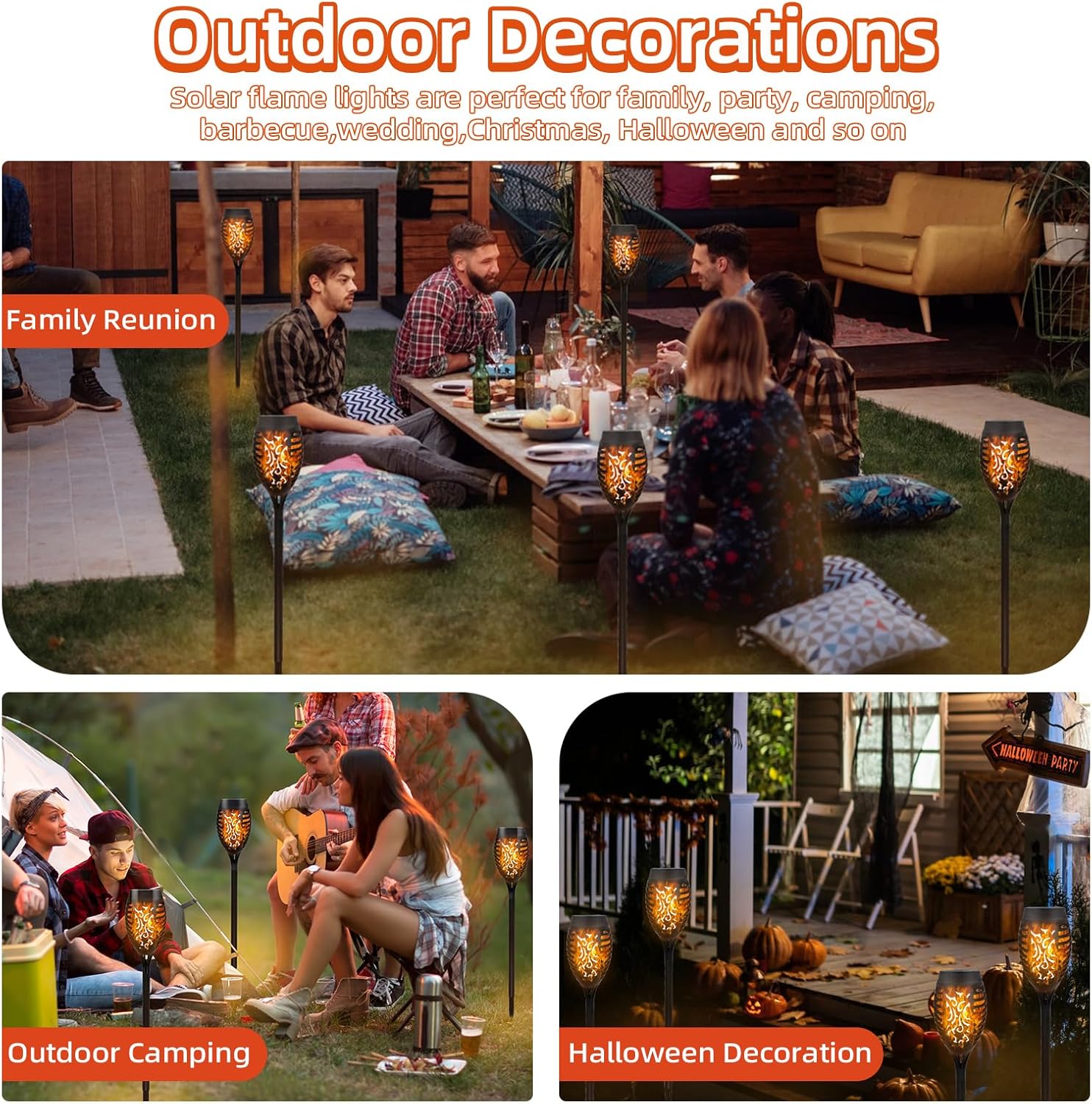 Thumbnail 5 de CNMTCCO Solar Lights Outdoor Garden 6 Pack