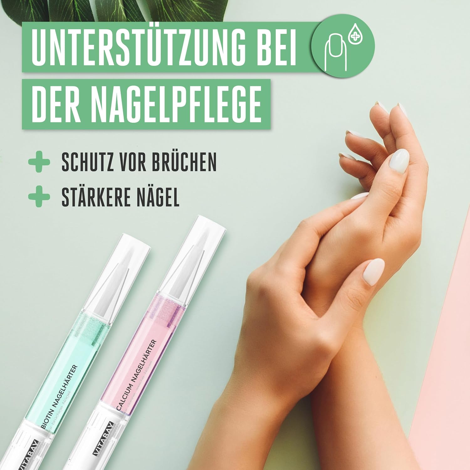 Thumbnail 3 de Vitabay Nagelhärter Duo Set 2x 2 ml Nagelpflegestift