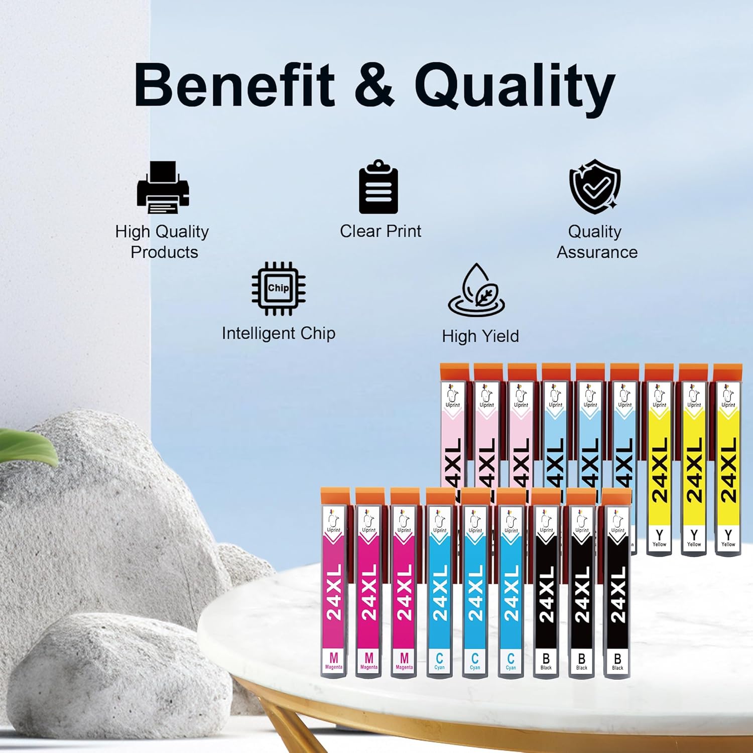 Thumbnail 1 de Uiprint 24XL Compatible Ink Cartridges 18-Pack for Epson Expression Photo XP- series