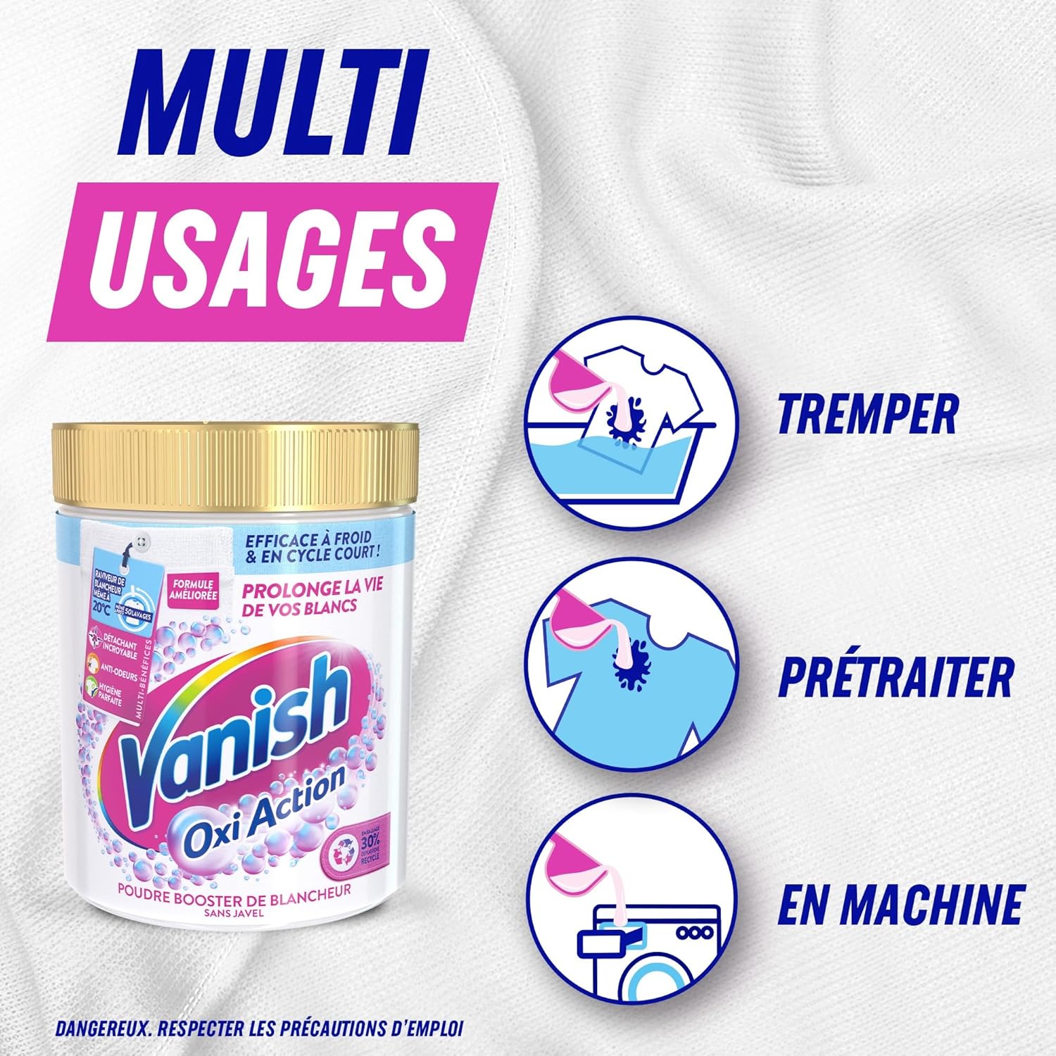 Thumbnail 4 de Vanish Oxi Action Poudre détachante 1,41 kg