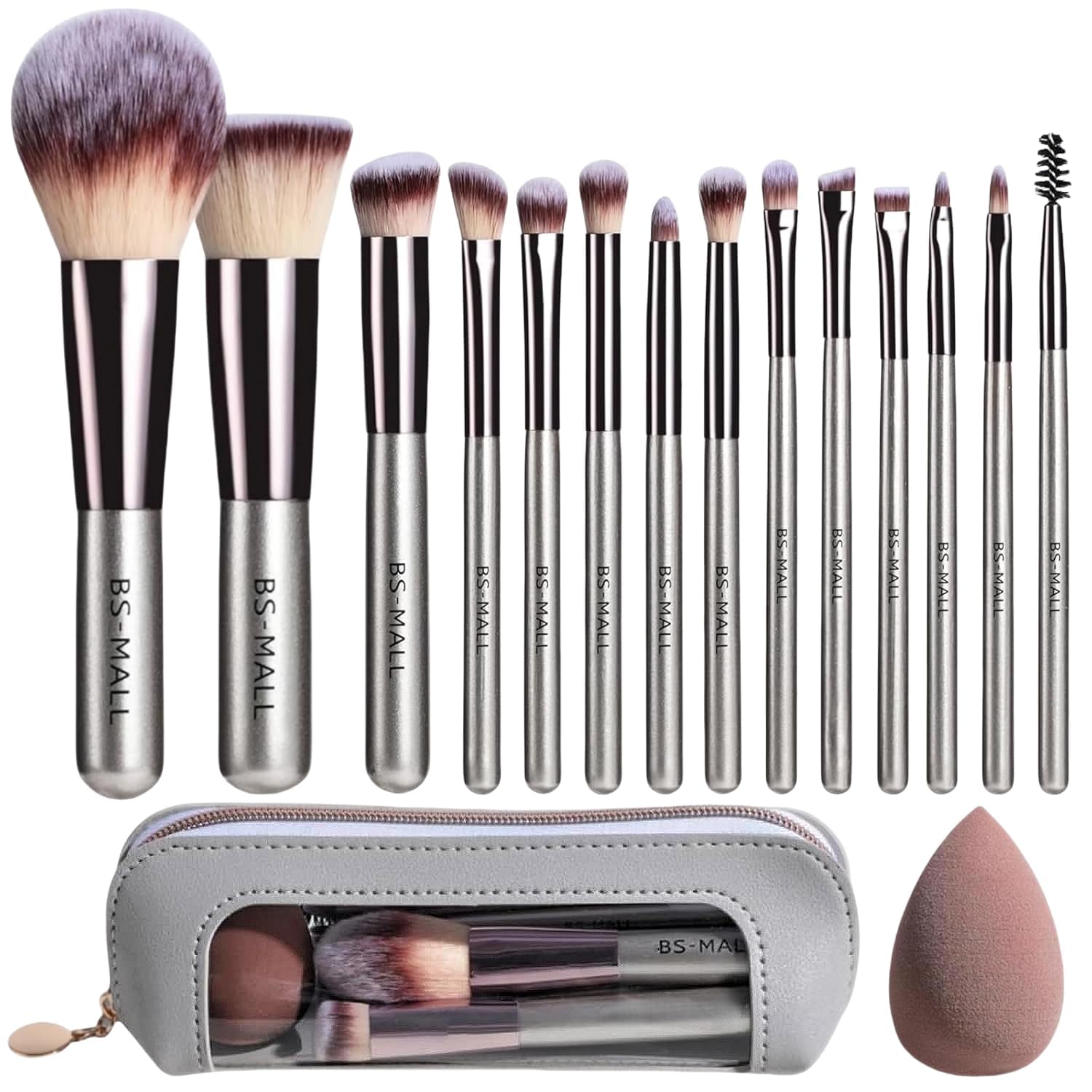 BS-MALL Travel Makeup Brush Set 14 💄