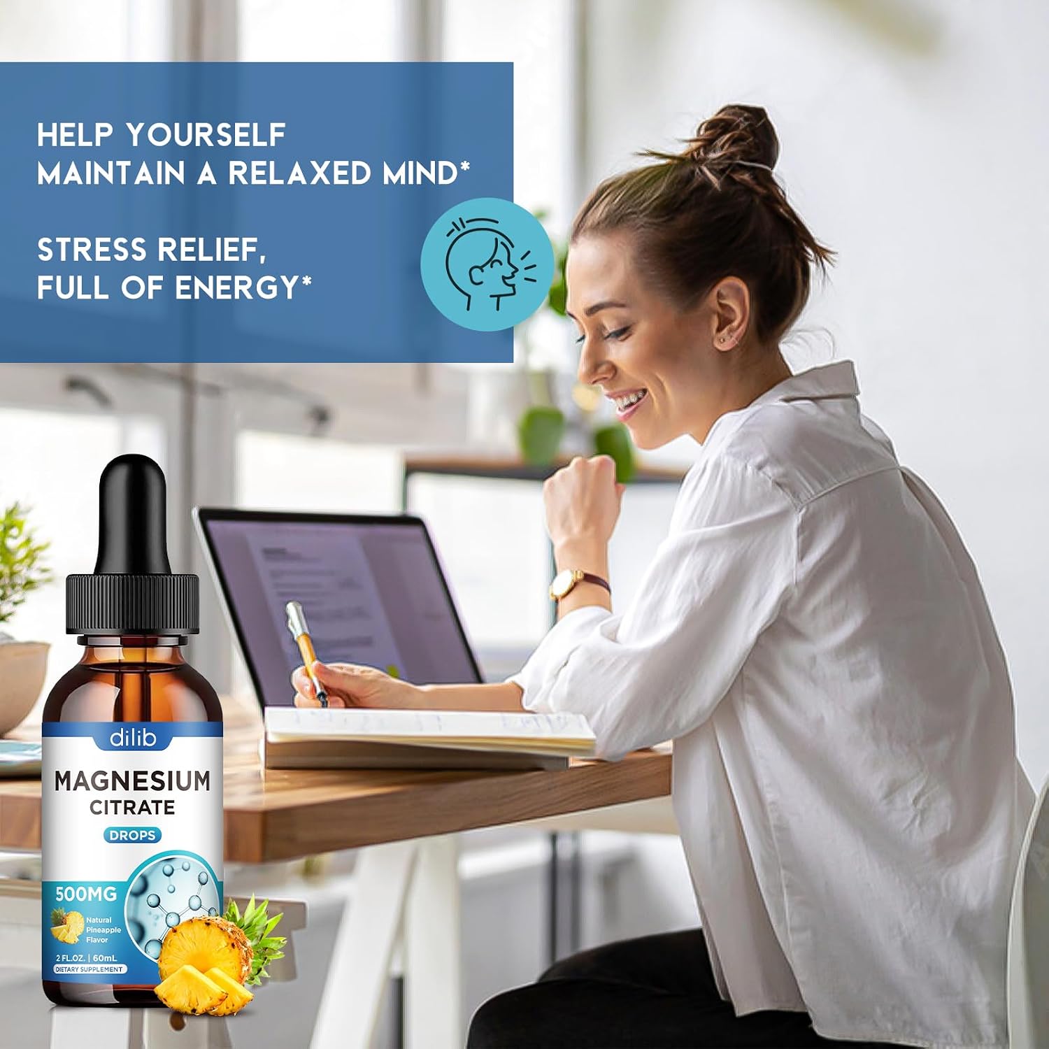 Detalle 2 de Magnesium Citrate Liquid Drops 500 mg