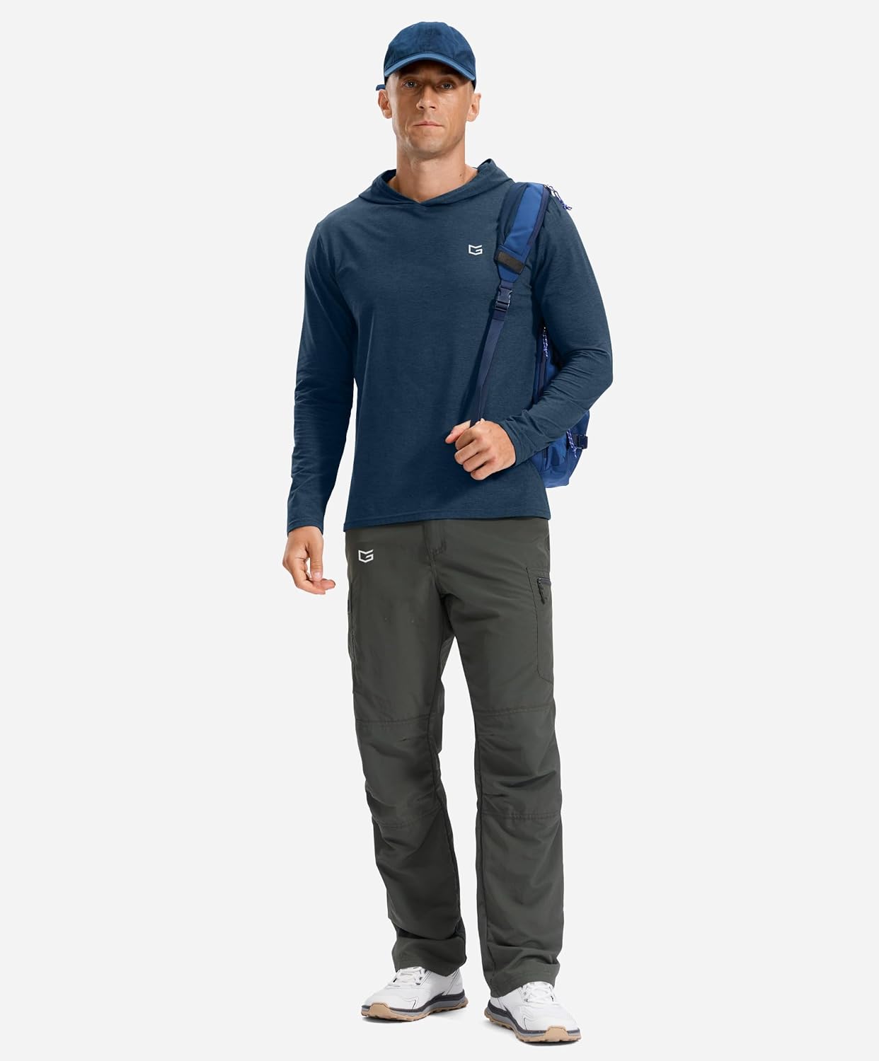 Thumbnail 6 de G Gradual Men's Lightweight Athletic Hoodie Pullover, Long Sleeve