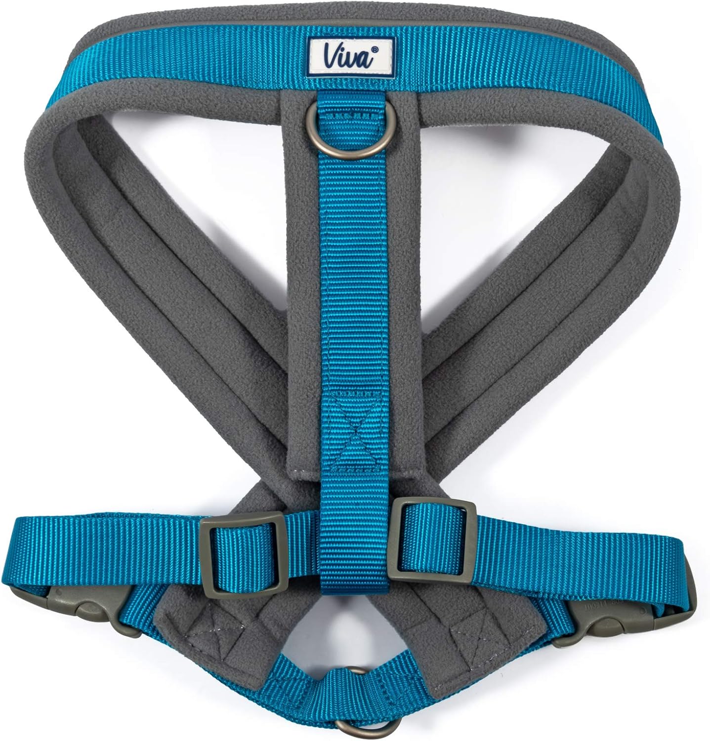 Detalle de Ancol Viva Padded Harness in Blue (Large, 52–71cm) – comfortable, reflective dog harness