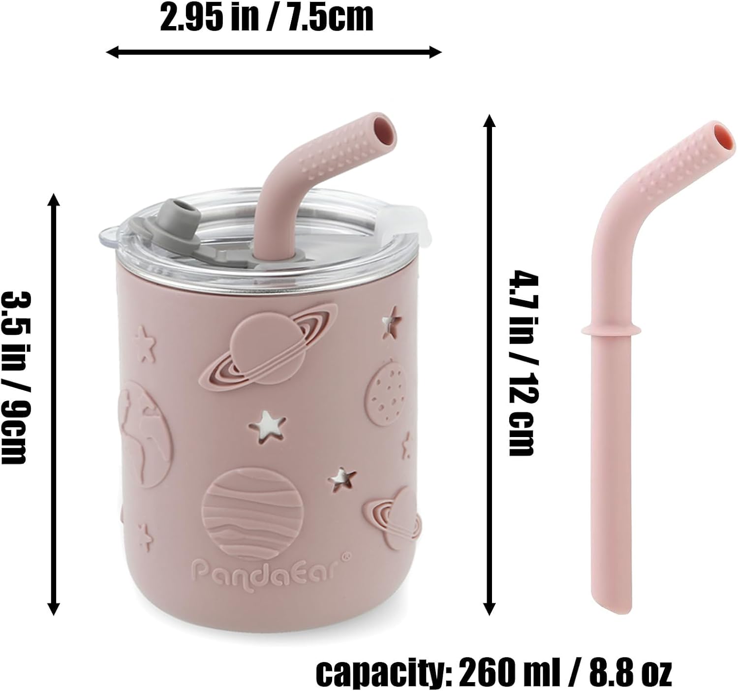 Thumbnail 6 de PandaEar Baby Feeding Set: rvs-babyserviesset met siliconen zuigbasis
