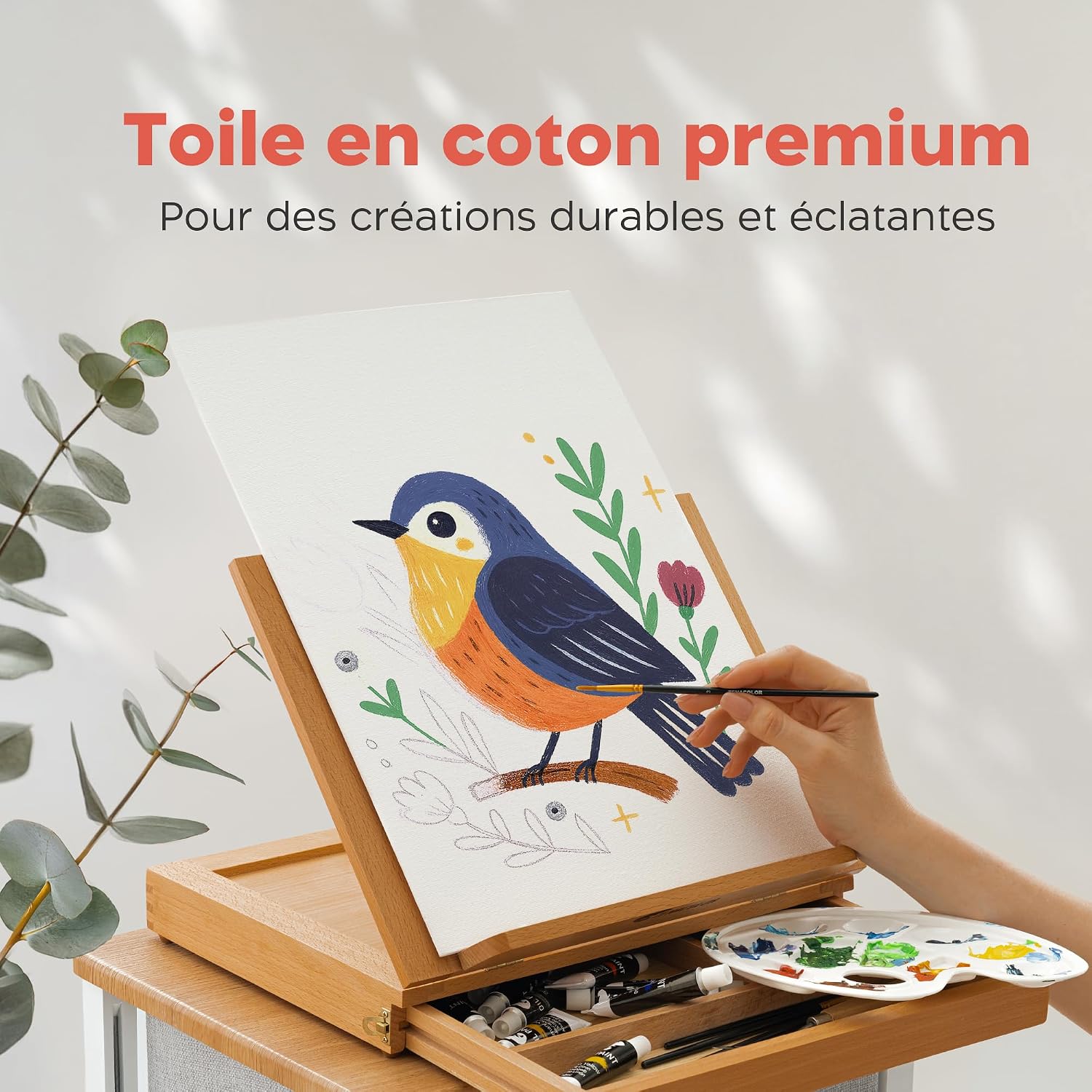 Thumbnail 5 de Zenacolor Toile Peinture 30x40cm Lot de 10