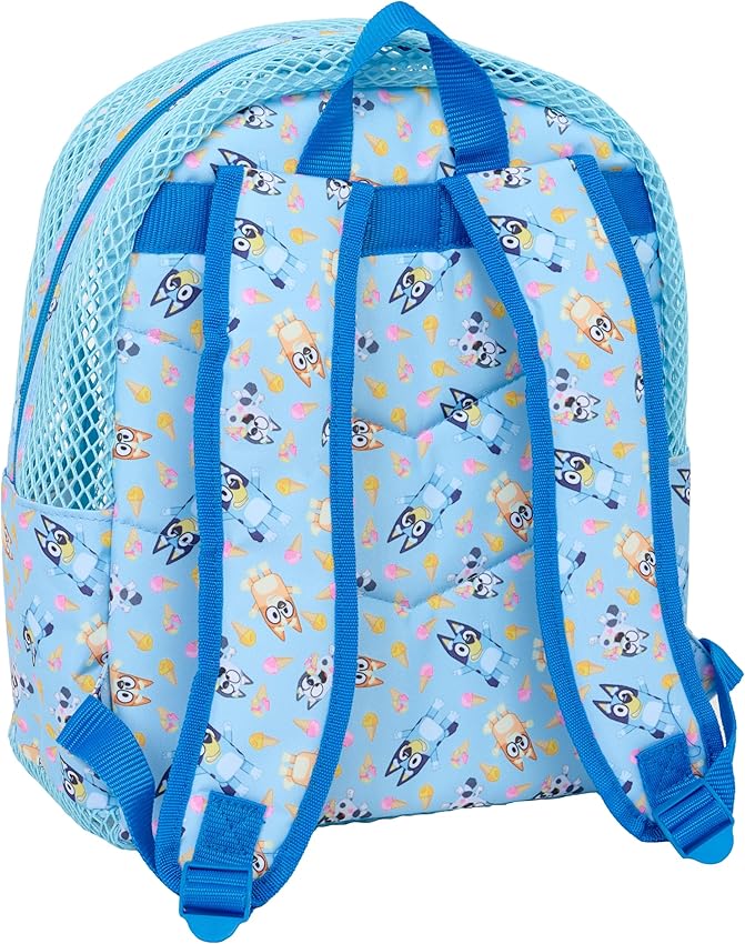 Detalle 2 de Safta BLUEY Mochila infantil antiarena 32x12x38 cm