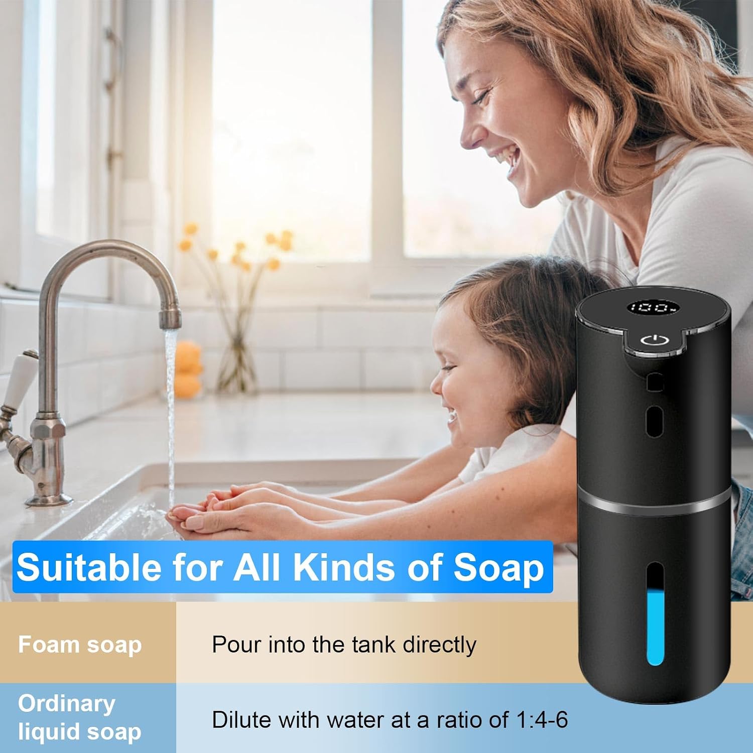 Thumbnail 5 de OHIFAST Automatic Foaming Soap Dispenser 380mL