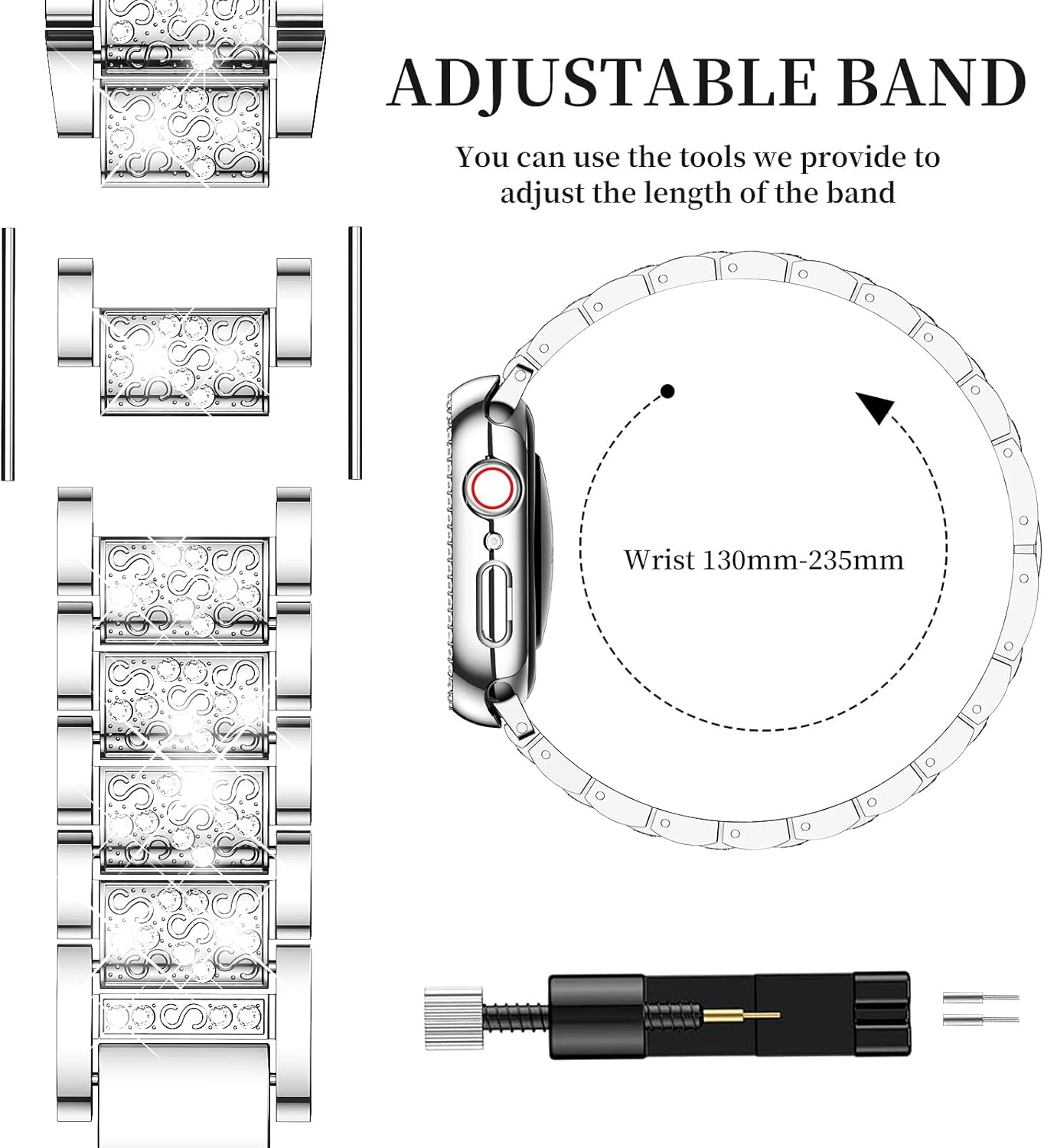Thumbnail 4 de Mosonio Compatible Apple Watch Band 2-Pack 49mm