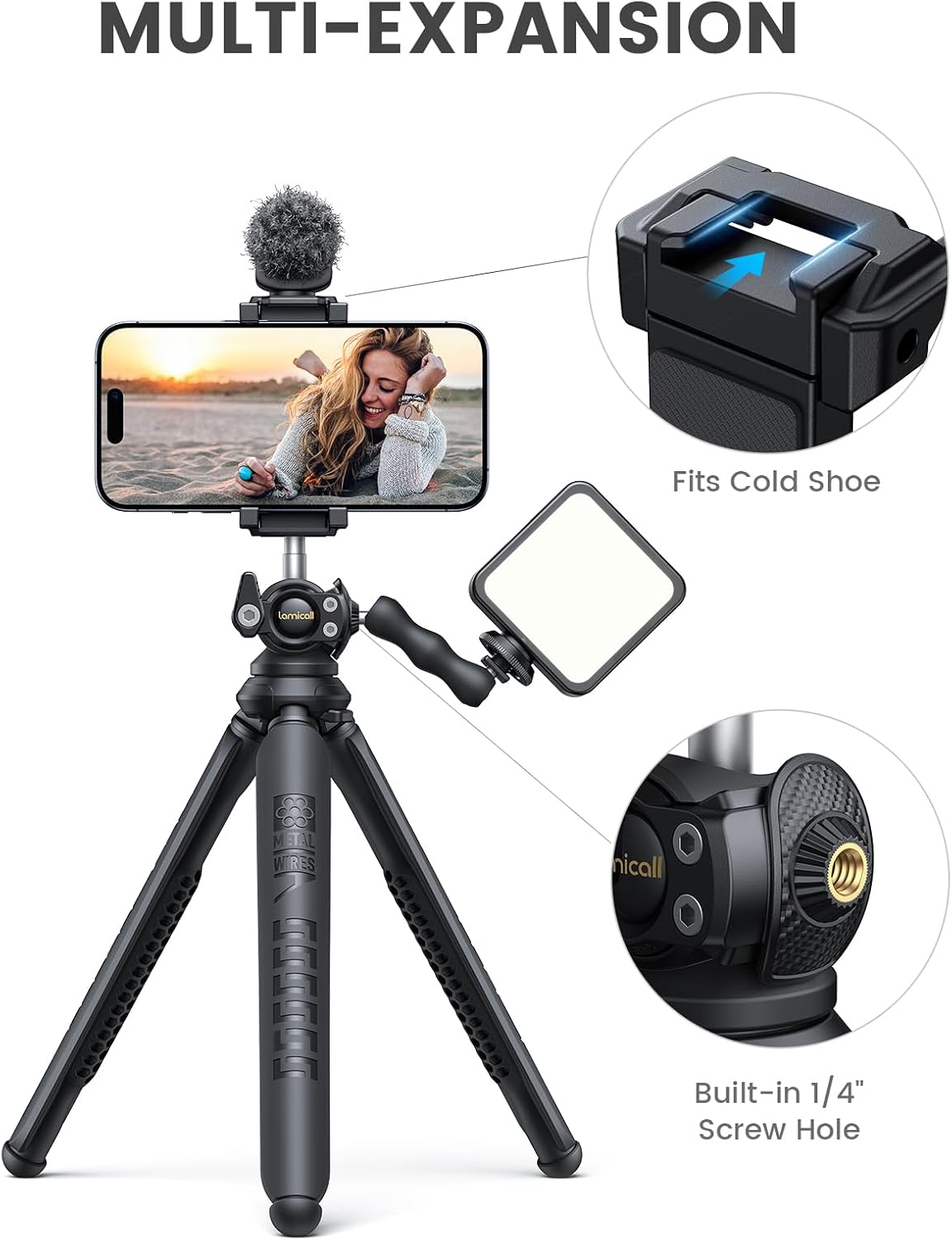 Detalle 2 de Lamicall Tripod for iPhone 2024