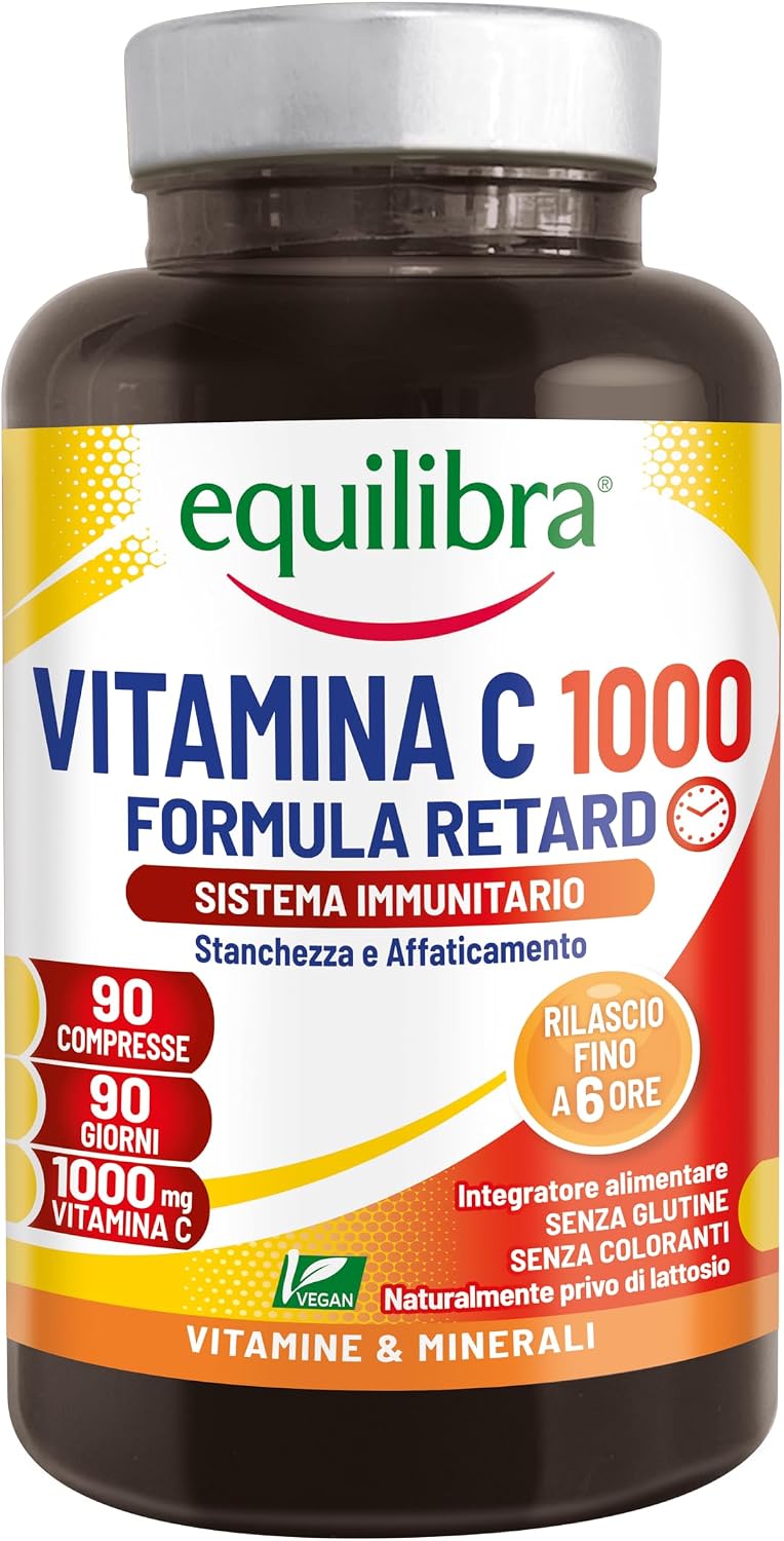 Detalle de Equilibra Vitamina C 1000 mg integratore 90 compresse 🍊