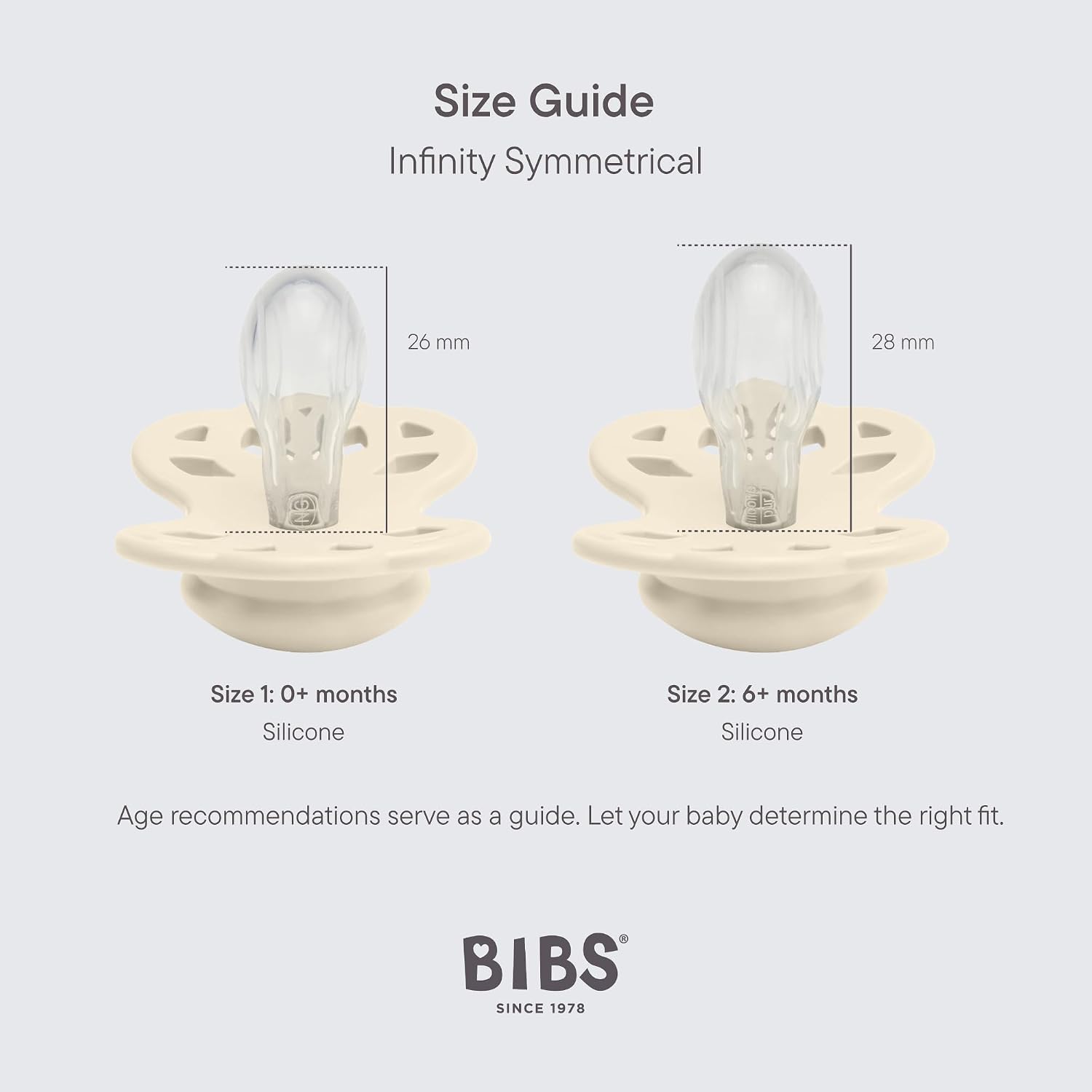 Detalle 2 de BIBS Infinity sucette physiologique taille 2 (6–18 mois)