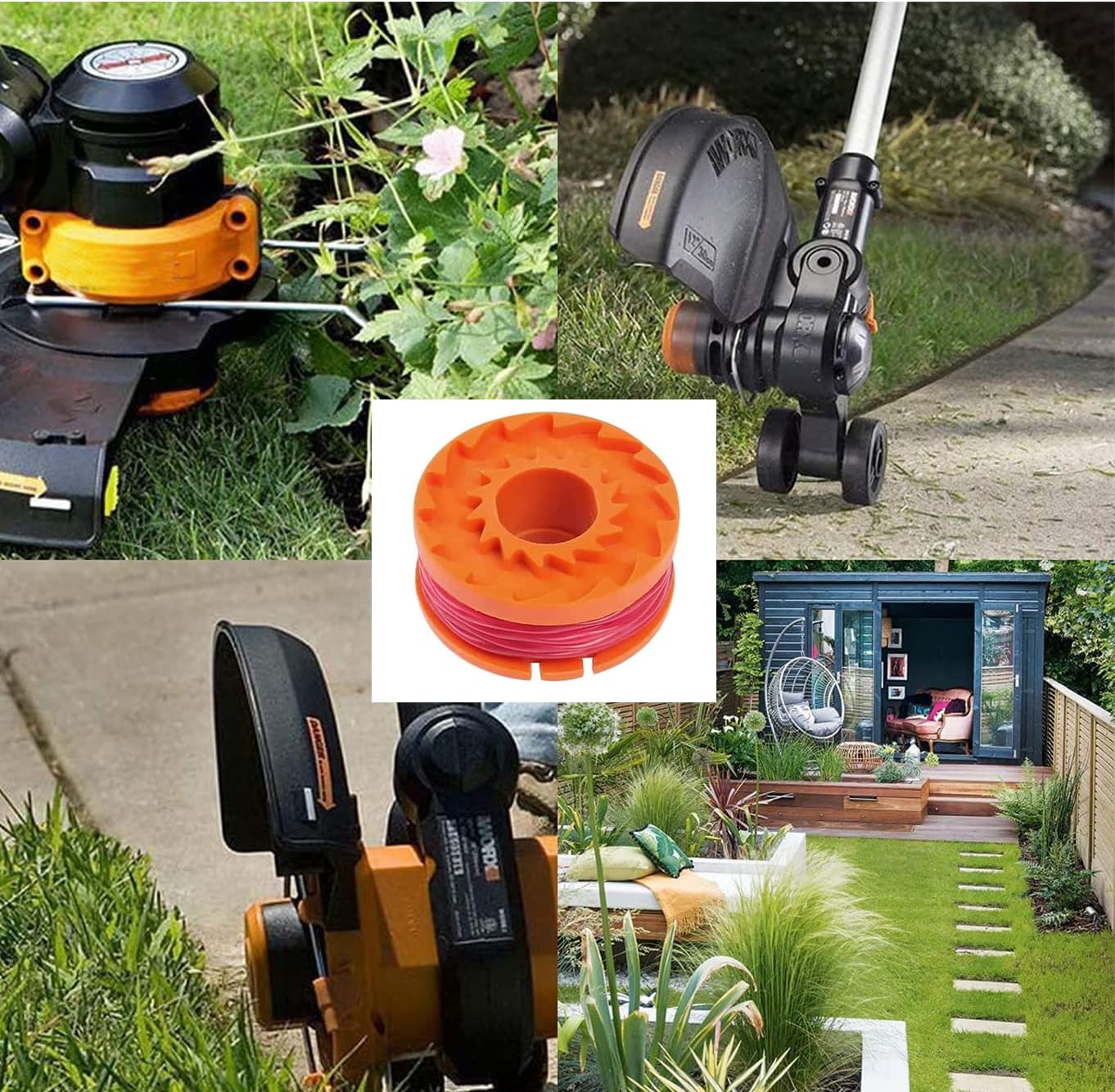 Thumbnail 5 de Worx WA0004 strimmer spool 4 pack