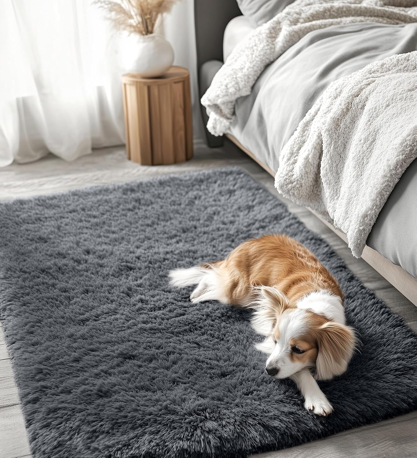 Detalle 1 de OLANLY Bedside Rug 3x5