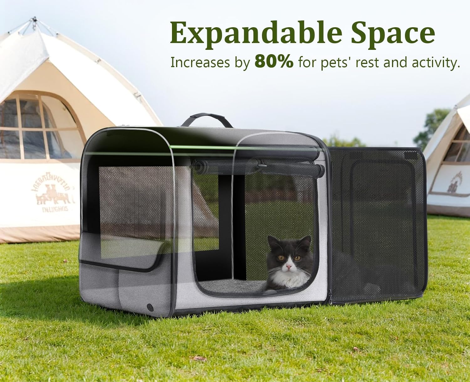 Detalle de Pecute Dog Car Carrier 61×45×52cm