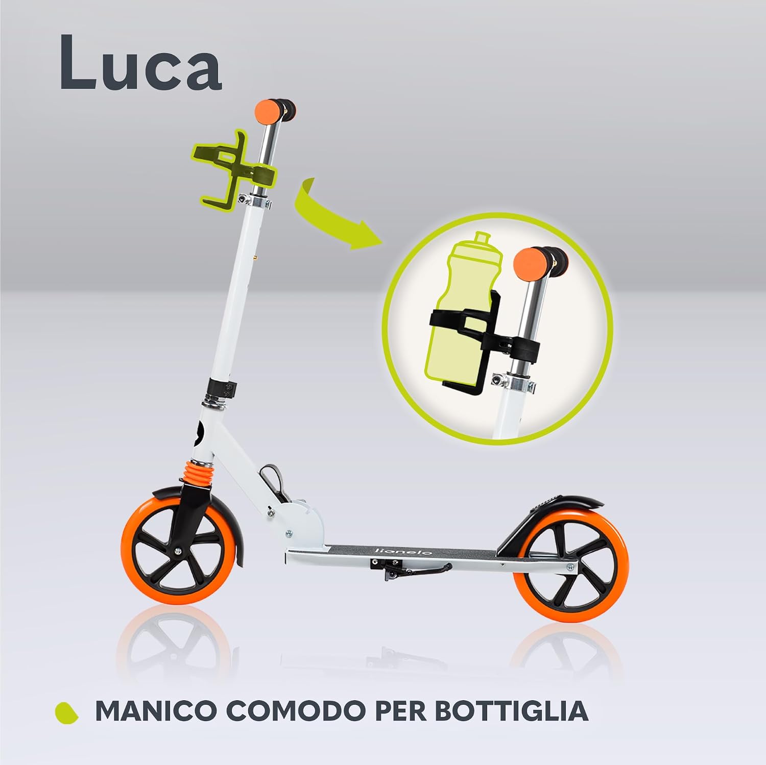 Thumbnail 6 de LIONELO LUCA monopattino pieghevole per bambini e adulti, regolabile e leggero (4,1 kg) con sospensione e freno