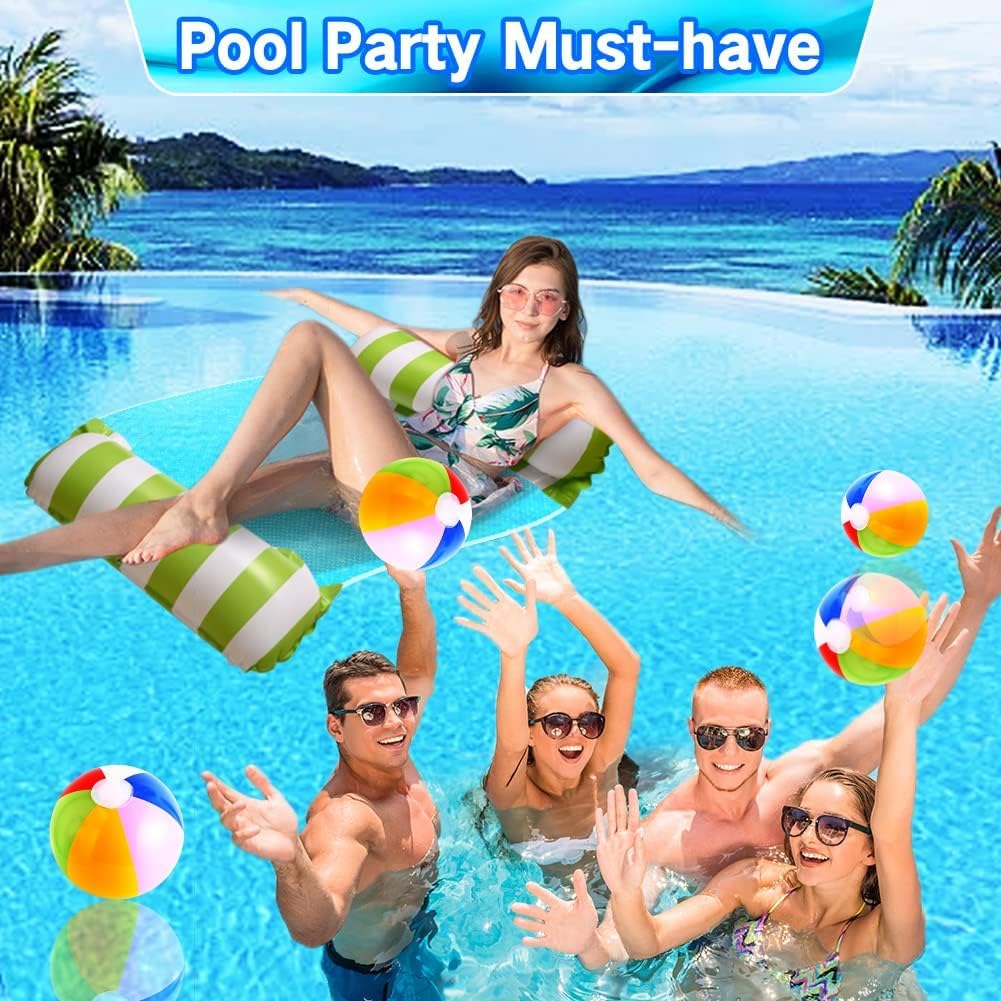 Detalle de Inflatable Pool Floats Hammock 4-in-1: Portable Aqua Lounger for Adults