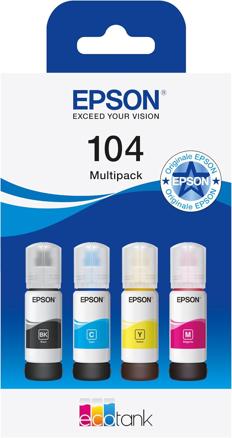 Detalle de Epson 104 EcoTank Multipack 4 colori 🖨