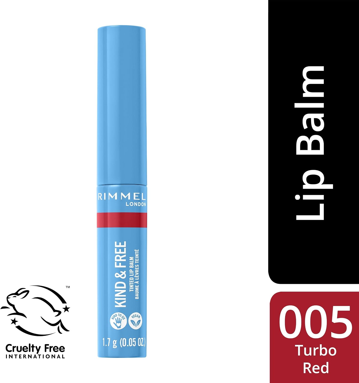 Detalle 1 de Rimmel London Kind & Free Turbo Red