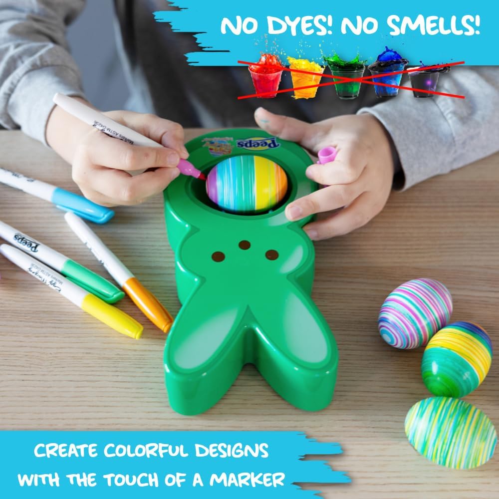 Detalle 2 de Eggmazing Egg Decorator Peeps Bunny 6 markers
