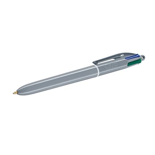 Detalle de BIC 4 Couleurs Minéral - Stylos-bille Pointe Moyenne 1,00 mm, Pack de 5 (Couleurs du corps assorties)