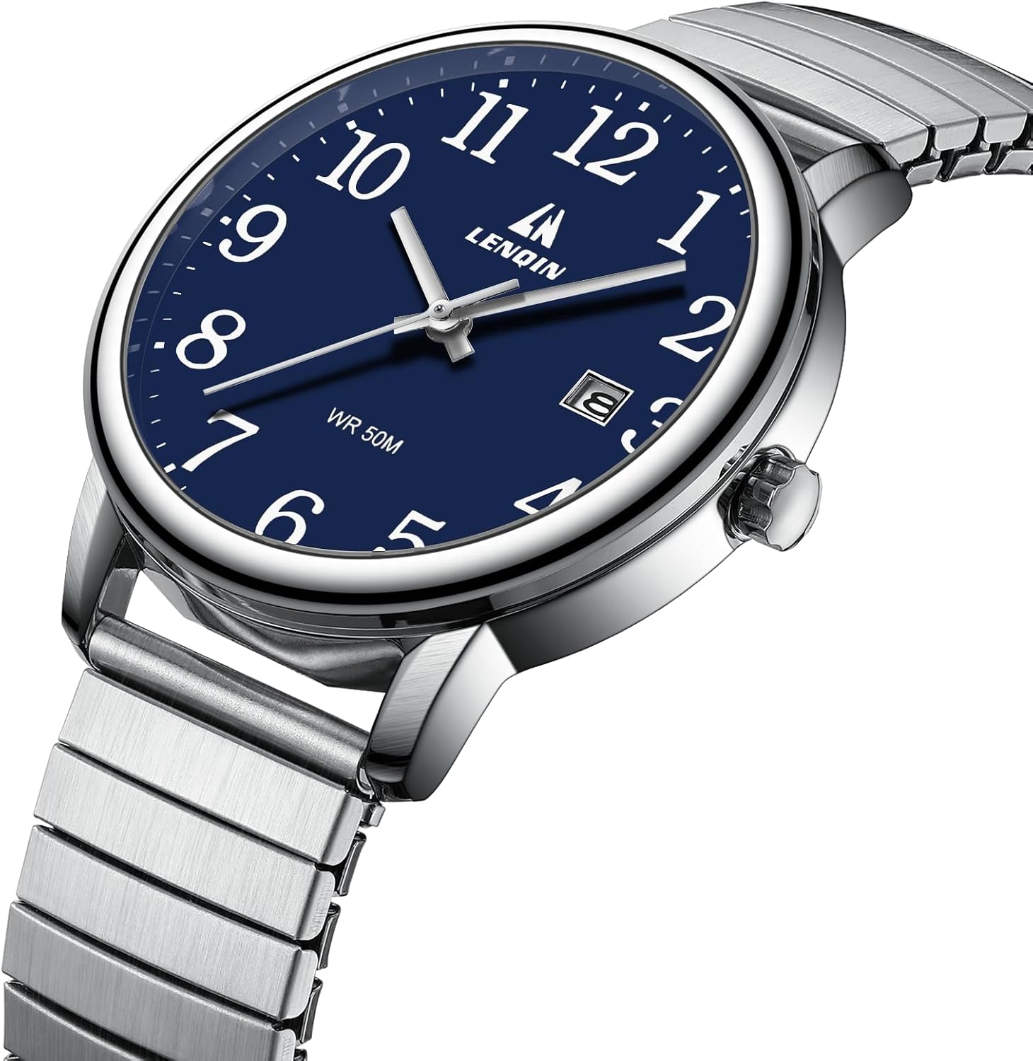 Detalle de Herren Quarzuhr 38 mm Wasserdicht mit Datum