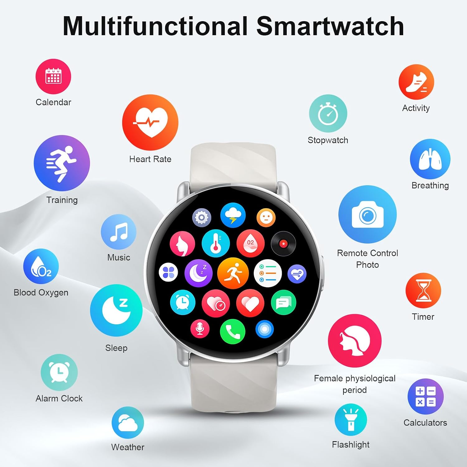 Thumbnail 4 de 1.39" HD Smart Watch with Bluetooth Calls