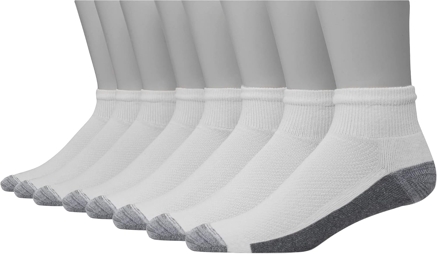 Thumbnail 3 de Hanes Max Cushioned Ankle Socks for Men (multiple packs) — moisture-wicking comfort and reinforced durability