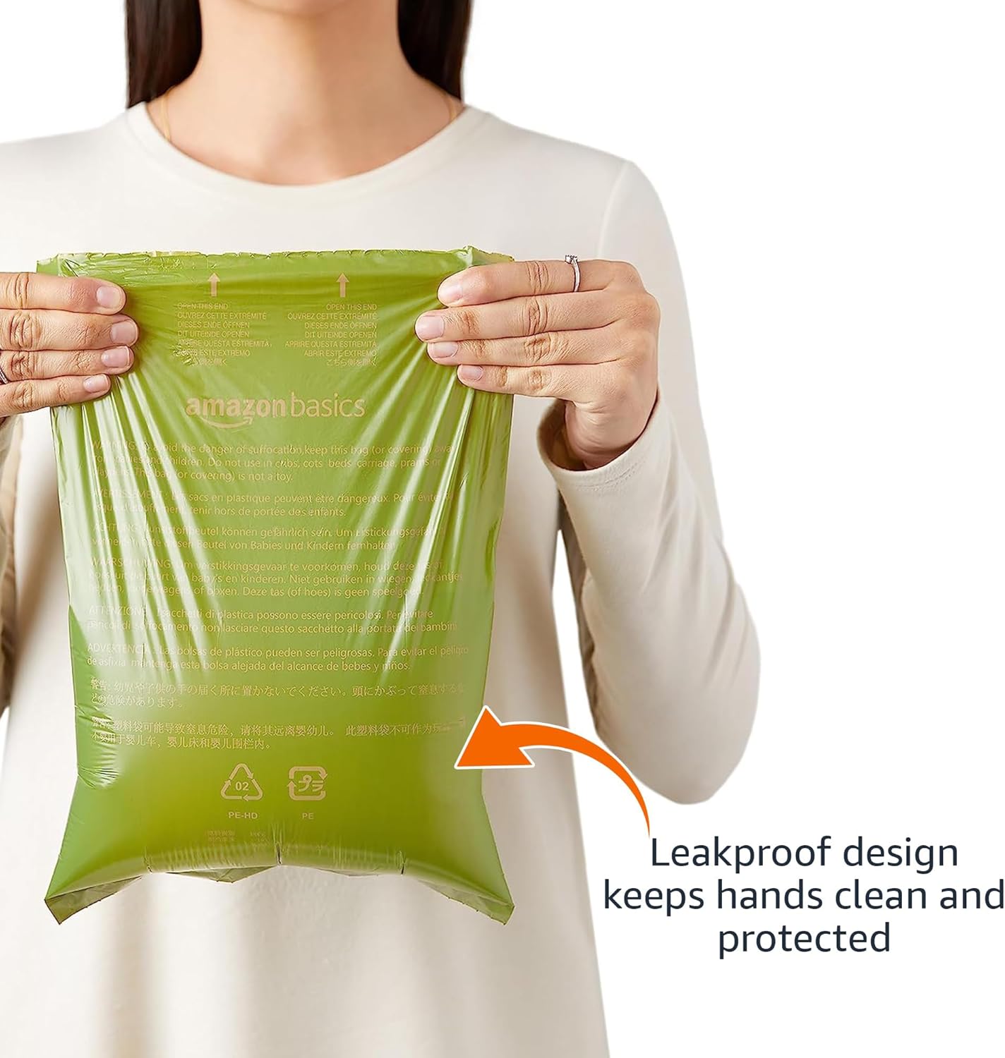 Thumbnail 2 de Amazon Basics Dog Poop Bags with Dispenser (270 Bags) – Cucumber Scent, Leakproof & Clip