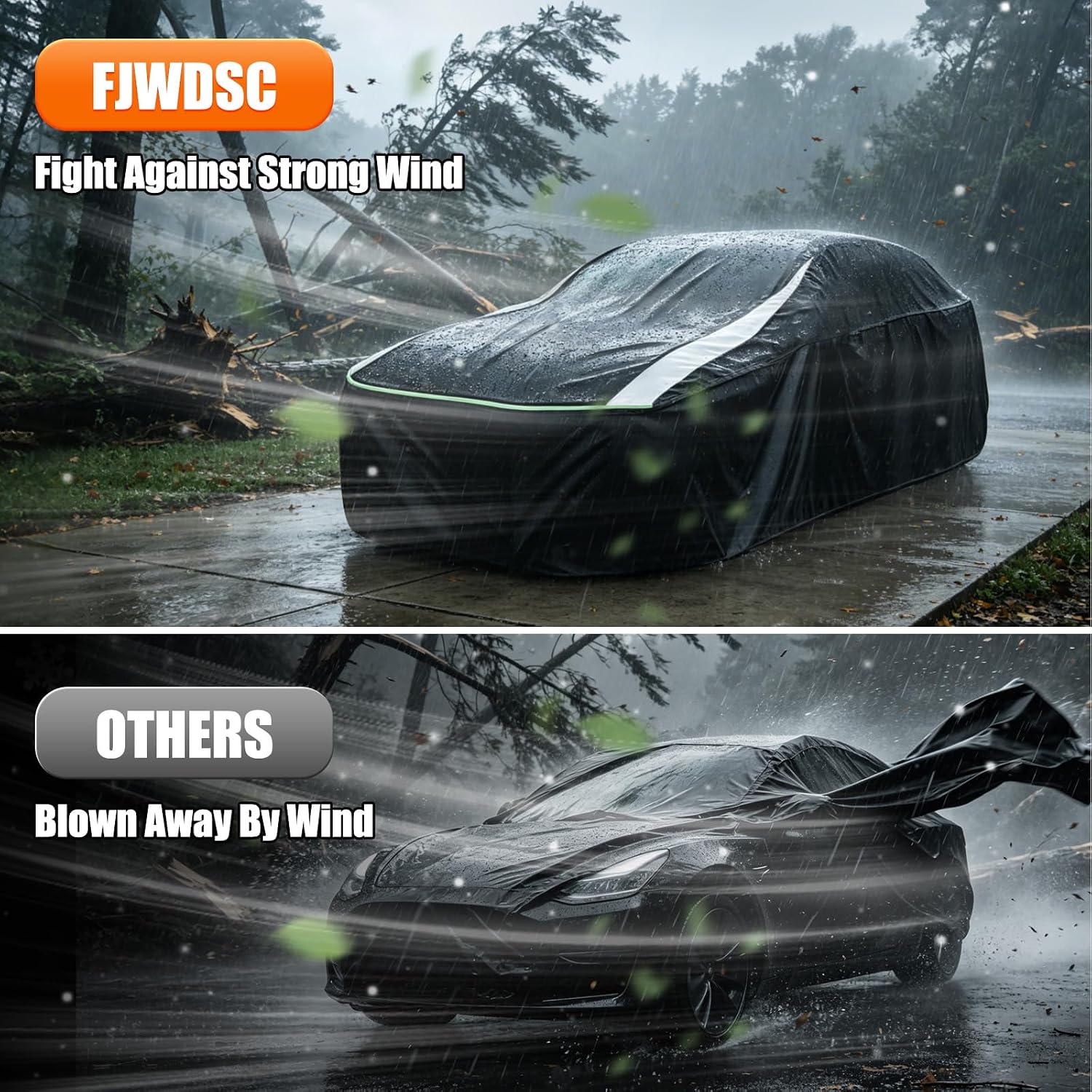 Thumbnail 3 de FJWDSC Full Enclosed Car Cover for SUV/Hatchback Up to 430 cm