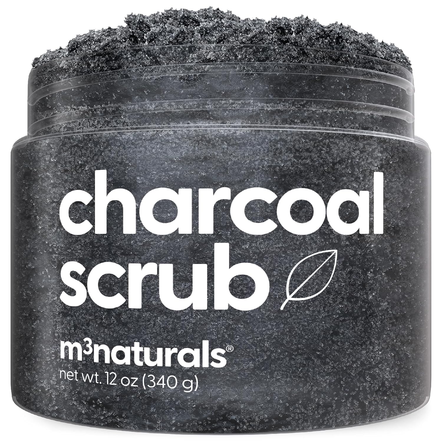 Detalle de M3 Naturals Exfoliating Charcoal Scrub 16 oz