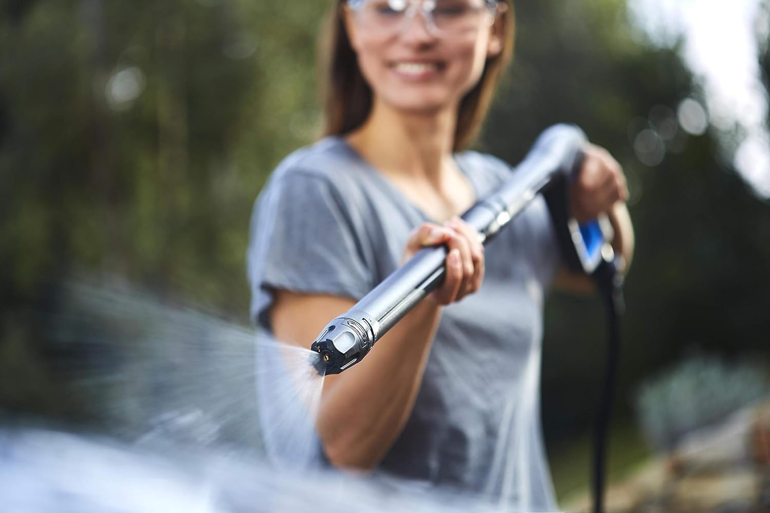 Detalle de Nilfisk Car Cleaning Kit 4 Set – Super Foam Schaumsprüher, Bürste, Autodüse und Unterfahrdüse