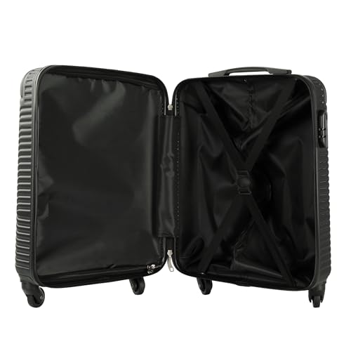 Detalle 2 de Neo 3 Piece Hard Shell Luggage Set (20"/24"/28") in Black