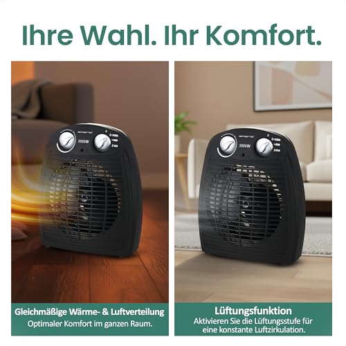 Thumbnail 6 de Emerio FH-106737.2 Note 1.5 – Kleiner portabler Heizlüfter für 25 m²